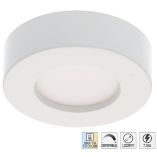 520000 LED PANEEL IN/OPBOUW ROND 7,5W