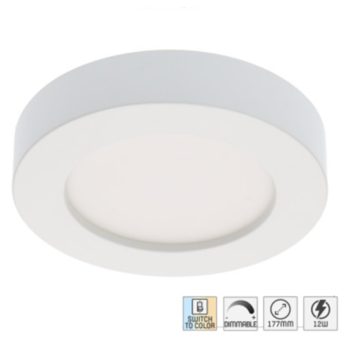 520001 LED PANEEL IN/OPBOUW ROND 12W