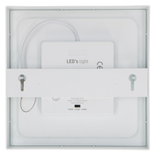 520005 LED PANEEL IN/OPBOUW VIERKANT 18W