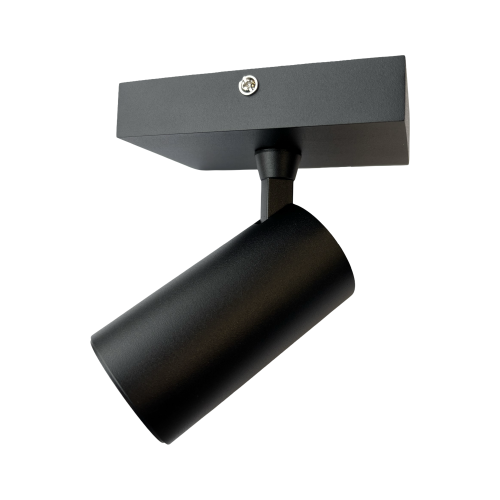 142301 SPOT TR06 1-LICHTS OPBOUW ZWART
