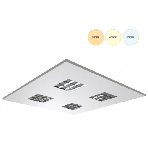 LED PANEEL UGR17 TRI-WHITH595X595MM