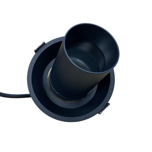 103591 INBOUW VENUS KANTELBAAR GU10 IP65 ZWART