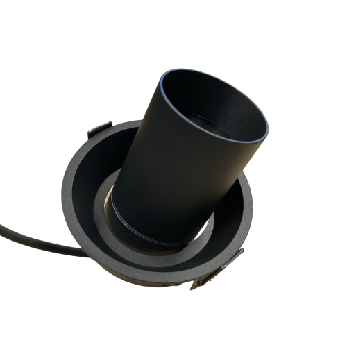 103591 INBOUW VENUS KANTELBAAR GU10 IP65 ZWART