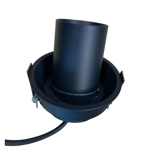 103591 INBOUW VENUS KANTELBAAR GU10 IP65 ZWART