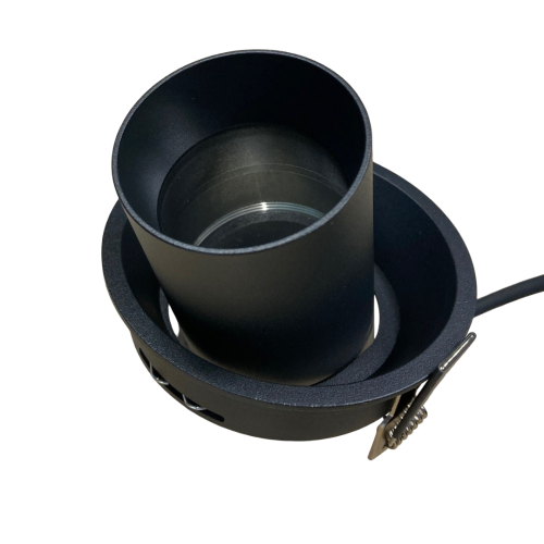 103591 INBOUW VENUS KANTELBAAR GU10 IP65 ZWART