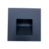 202851 WAND INB. BEZEL ZWART 3W 2700K DIM