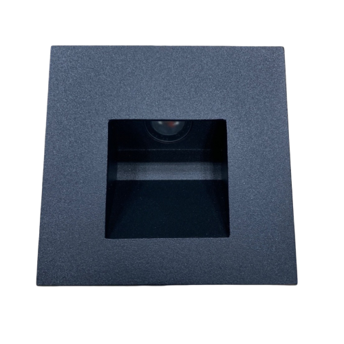 202851 WAND INB. BEZEL ZWART 3W 2700K DIM