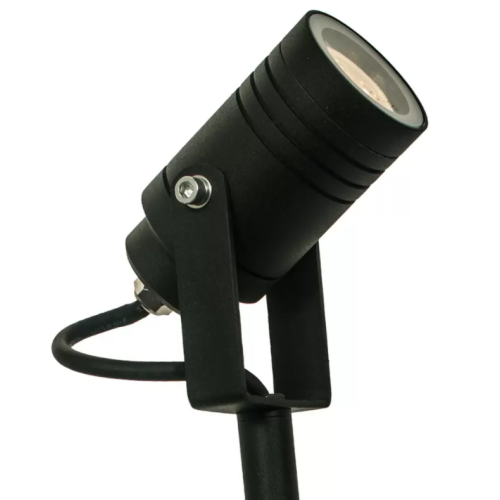 TUINSPOT BEAMY L GU10 MET LANGE SPIE ZWART