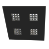 LED PANEEL UGR17 TRI-WHITH595X595MM