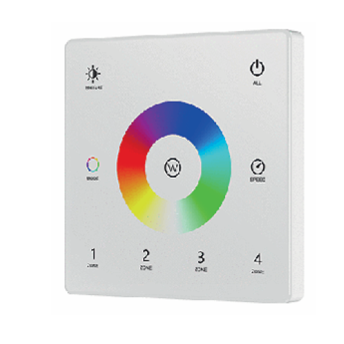 101129 RF 4ZONE WANDOPBOUW RGB/RGBW NW