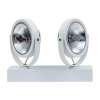 611056 LED OPBOUW KARDAN AR111 2-LICHTS WIT