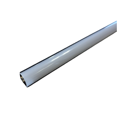 605243 HOEK PROFIEL 1313 ZWART 24V 2700K 2MTR OPAAL