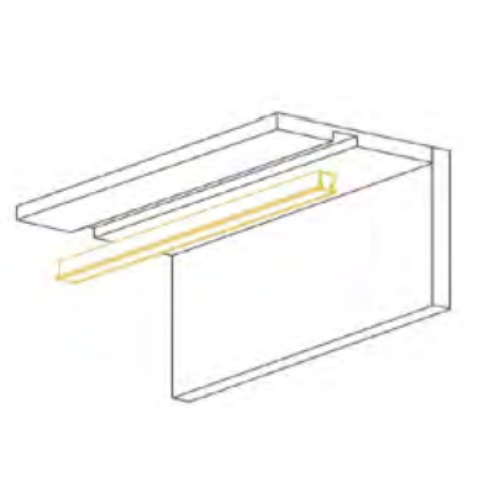 605240 INB PROFIEL 1010 ZWART 24V 2700K 2MTR OPAAL COVER