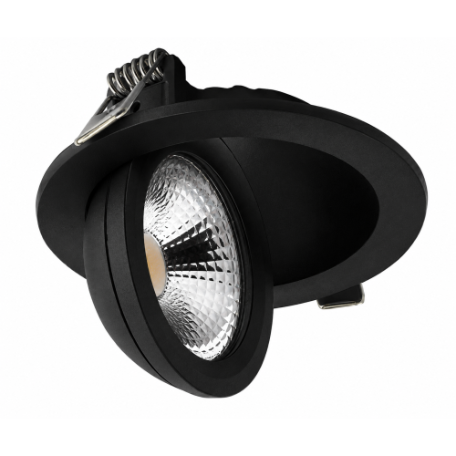 100128 INB SPOT SHELBY ROND 5W DTW ZWART