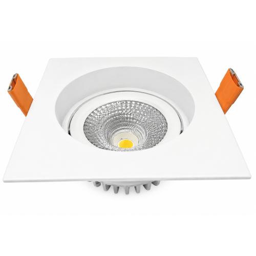 300311 INB SPOT SLIDE 7W VIERKANT 2000-3000K DTW  WIT