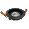 300308 INB SPOT SLIDE 7W ROND 2000-3000K DTW ZWART