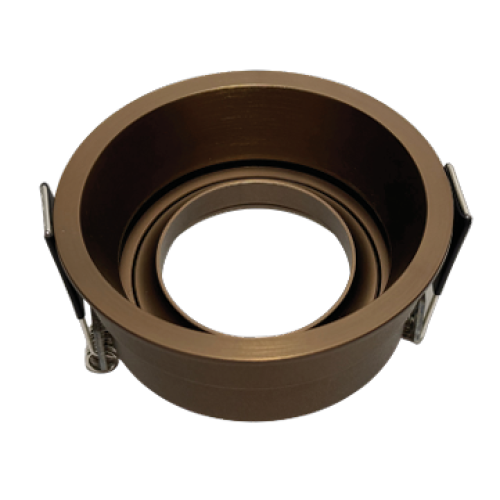 100086 INBOUWSPOT VINNY KANTELBAAR 50MM LICHT BRONS