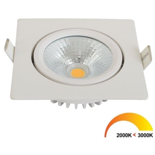 300294 INBOUWSPOT CABINET THIN VIERKANT WIT DTW