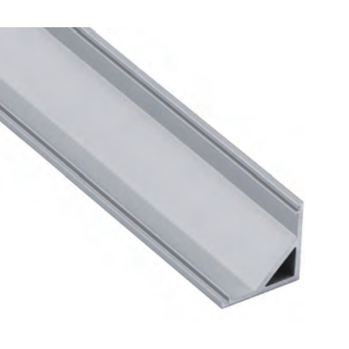 590165 HOEK PROFIEL MODEL 5 2MTR 30X30MM INCL OPAAL