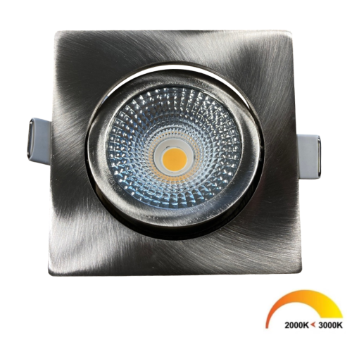 300265 INBOUWSPOT CABINET THIN VIERKANT NIKKEL DTW