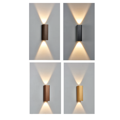 110403 WANDLAMP COSMO ZWART UP/DOWN DTW