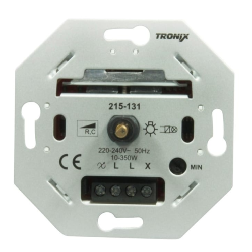 INBOUWDIMMER 10W TOT 350W WIT